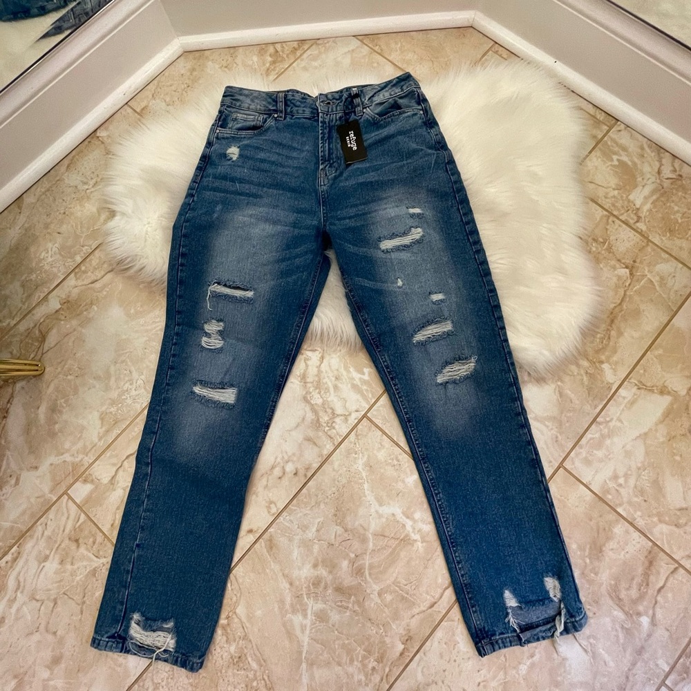 Oversized High Rise Jeans